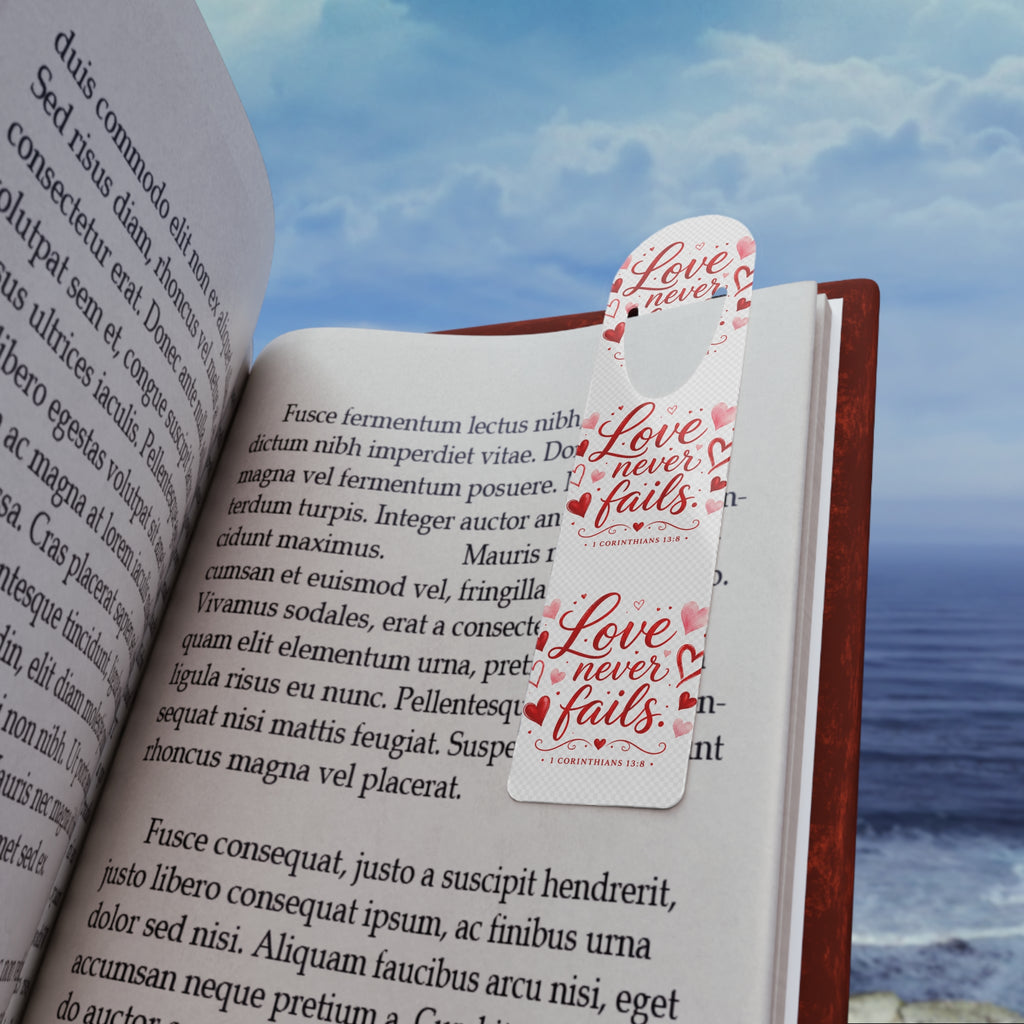 "Love Never Fails" Bookmark