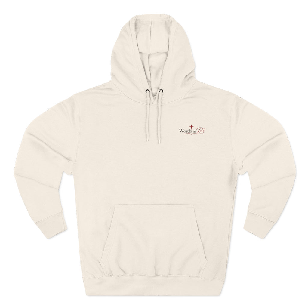 Faith Quote Hoodie — "I am the way, the truth, and the life" Fleece Pullover