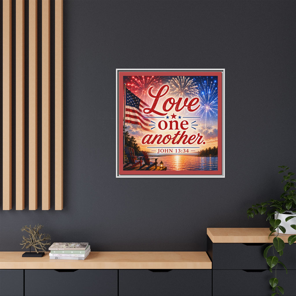 Matte Canvas, Framed (Multi-color)