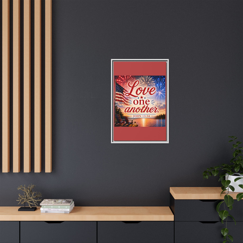 Matte Canvas, Framed (Multi-color)