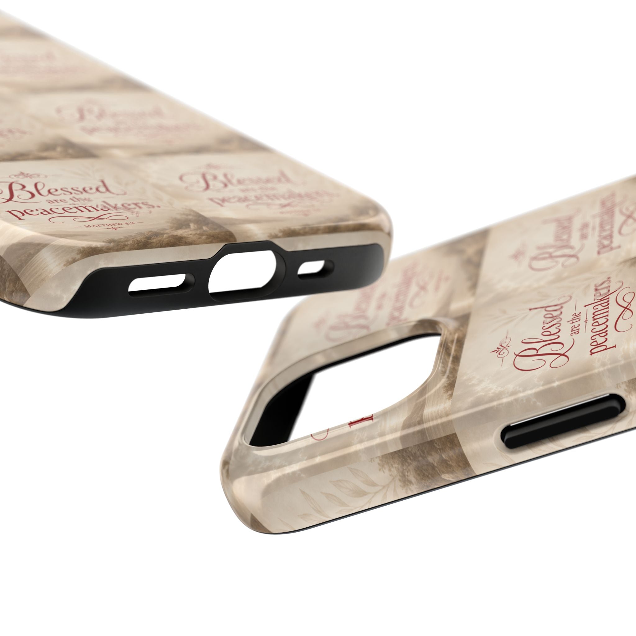 Blessed Are the Peacemakers Phone Case — Christian Inspirational Tough Phone Case