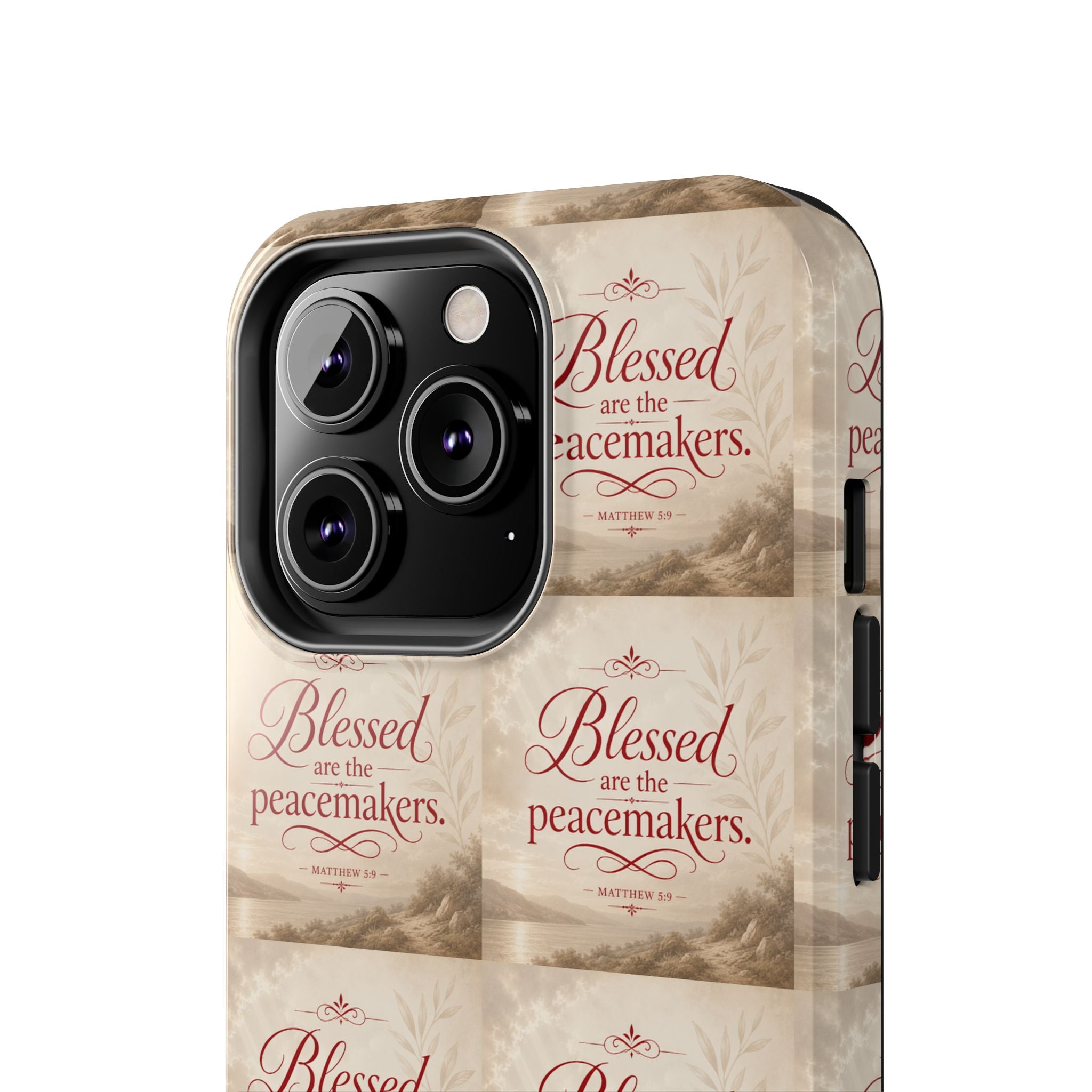 Blessed Are the Peacemakers Phone Case — Christian Inspirational Tough Phone Case