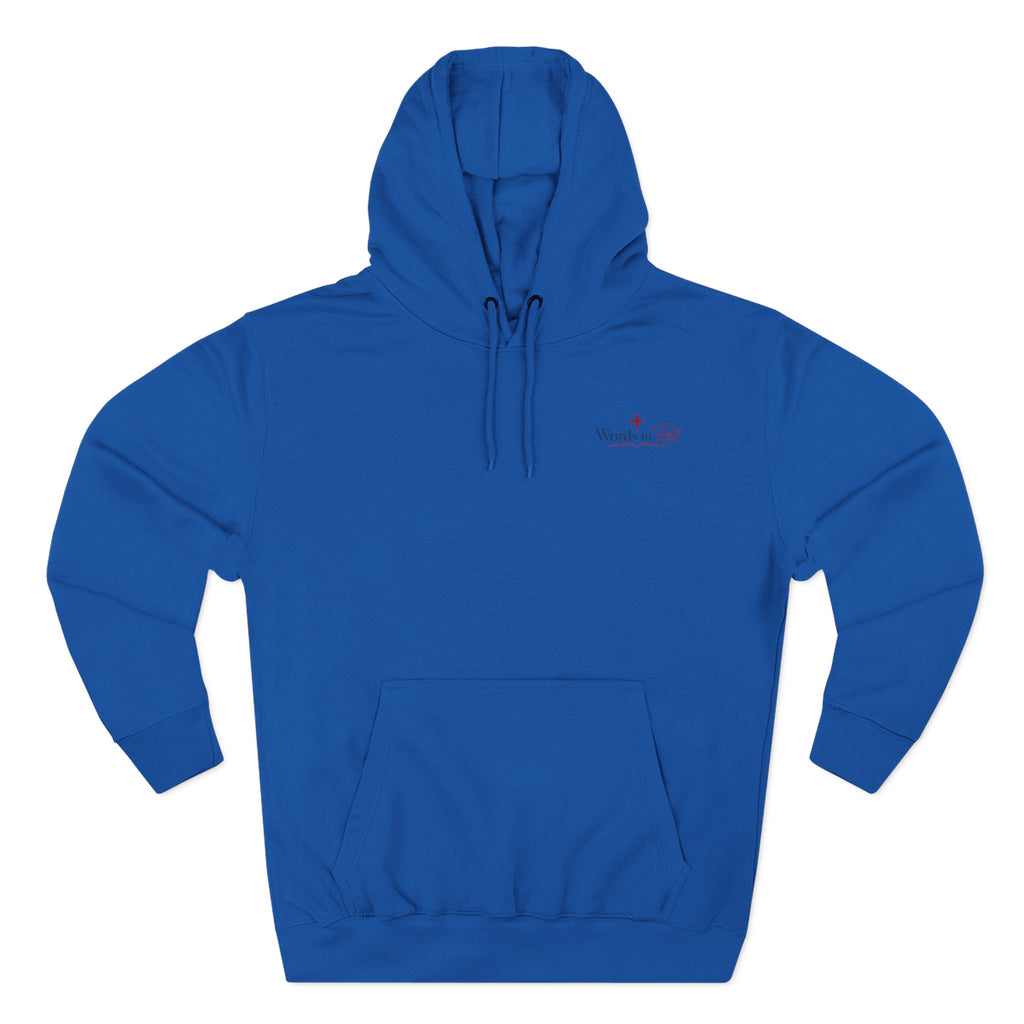 Faith Quote Hoodie — "I am the way, the truth, and the life" Fleece Pullover