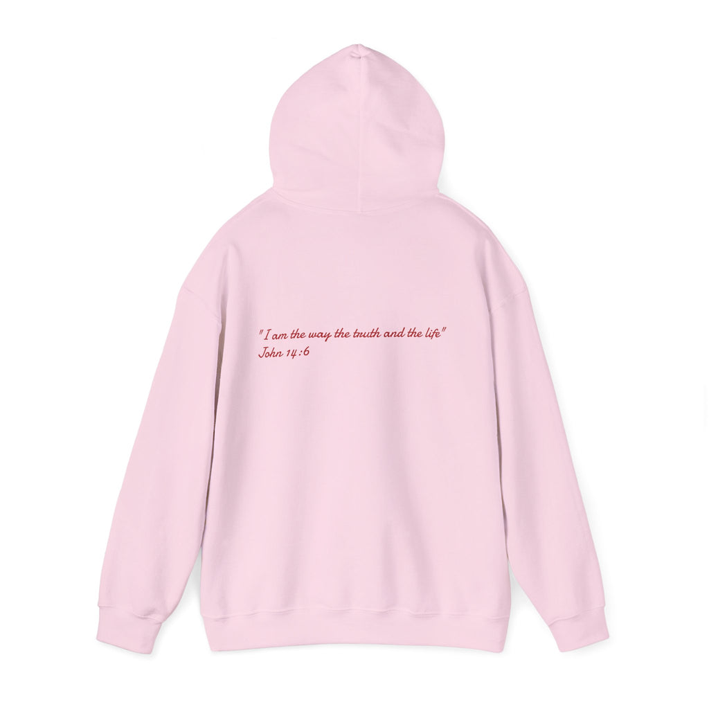 Words in Red Hoodie — Faith Script "I am the way the truth and the life" John 14:6