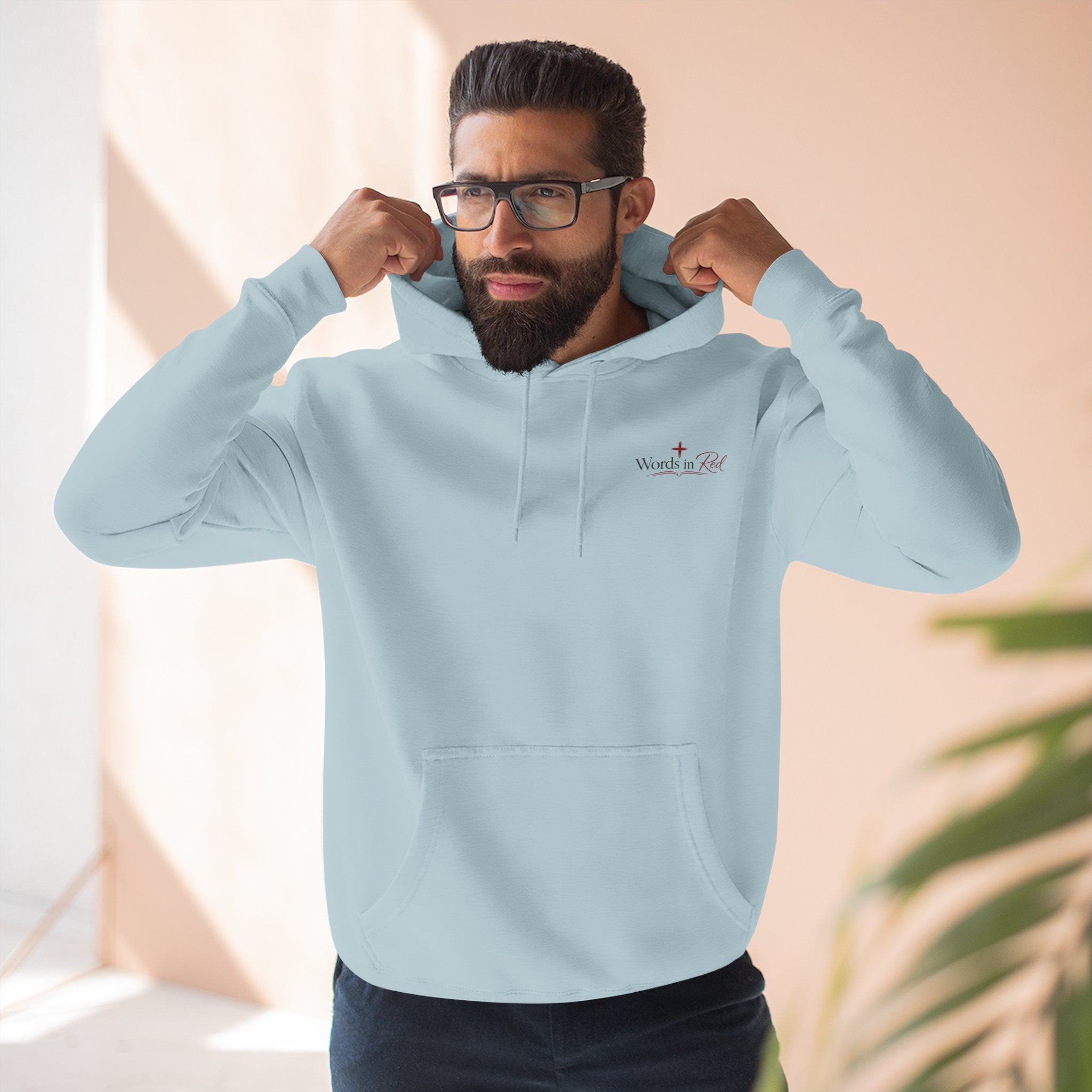Faith Quote Hoodie — "I am the way, the truth, and the life" Fleece Pullover