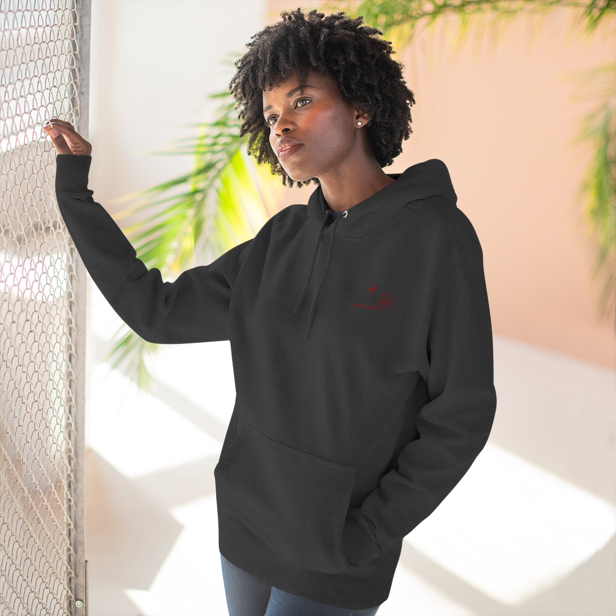 Faith Quote Hoodie — "I am the way, the truth, and the life" Fleece Pullover