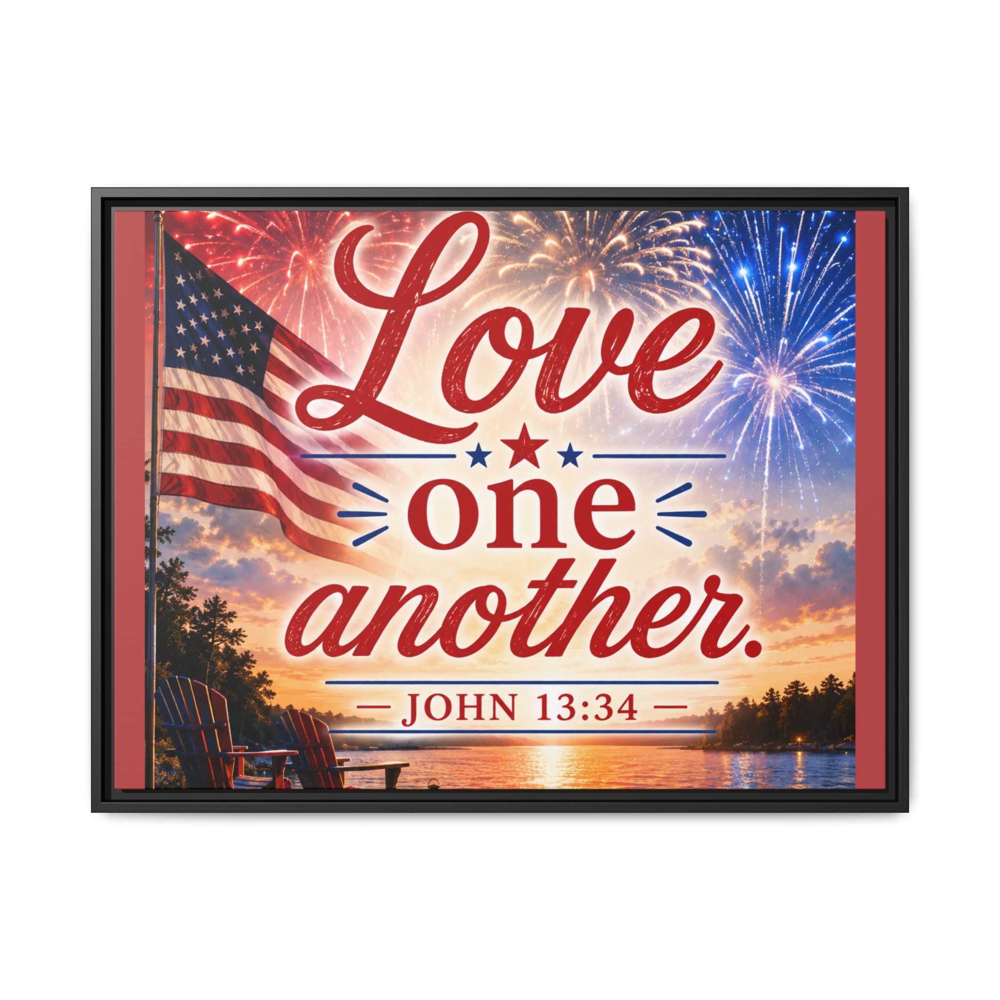 Matte Canvas, Framed (Multi-color)