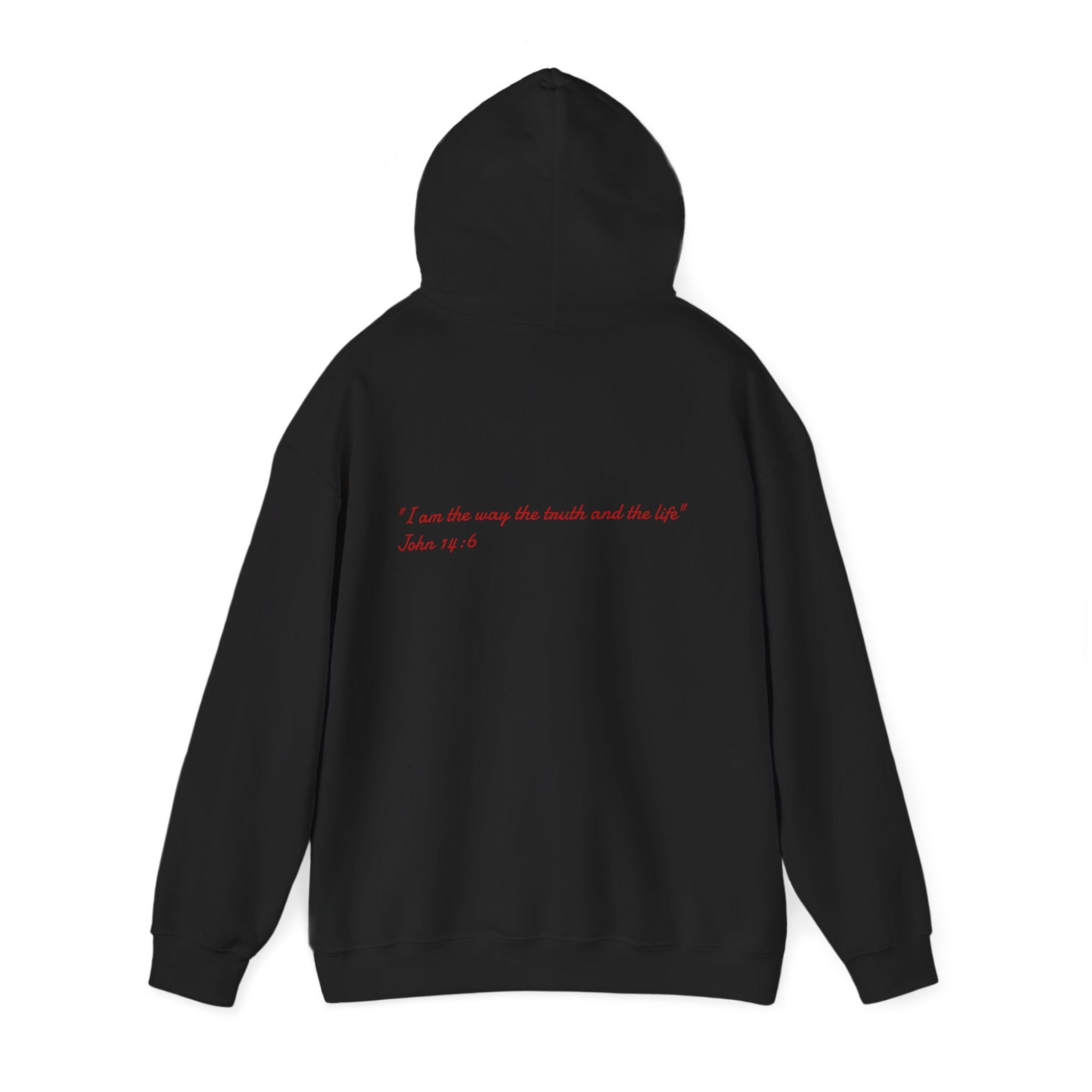 Words in Red Hoodie — Faith Script "I am the way the truth and the life" John 14:6