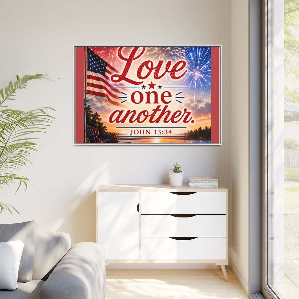 Matte Canvas, Framed (Multi-color)