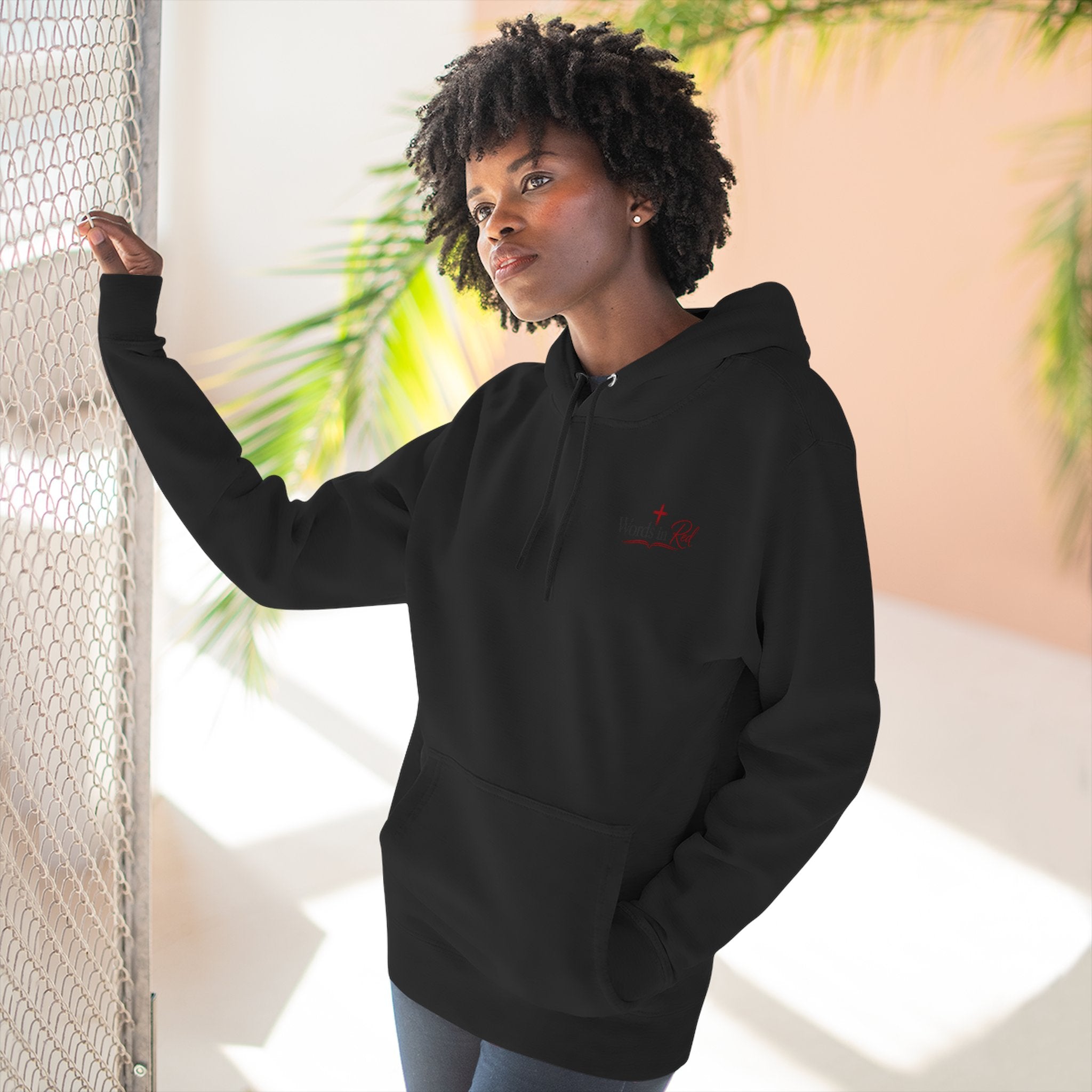 Faith Quote Hoodie — "I am the way, the truth, and the life" Fleece Pullover