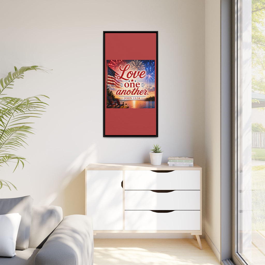 Matte Canvas, Framed (Multi-color)