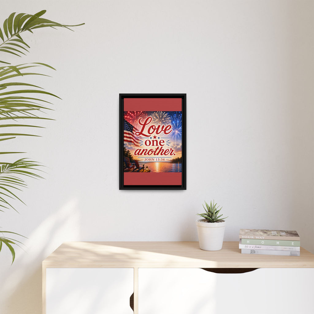 Matte Canvas, Framed (Multi-color)