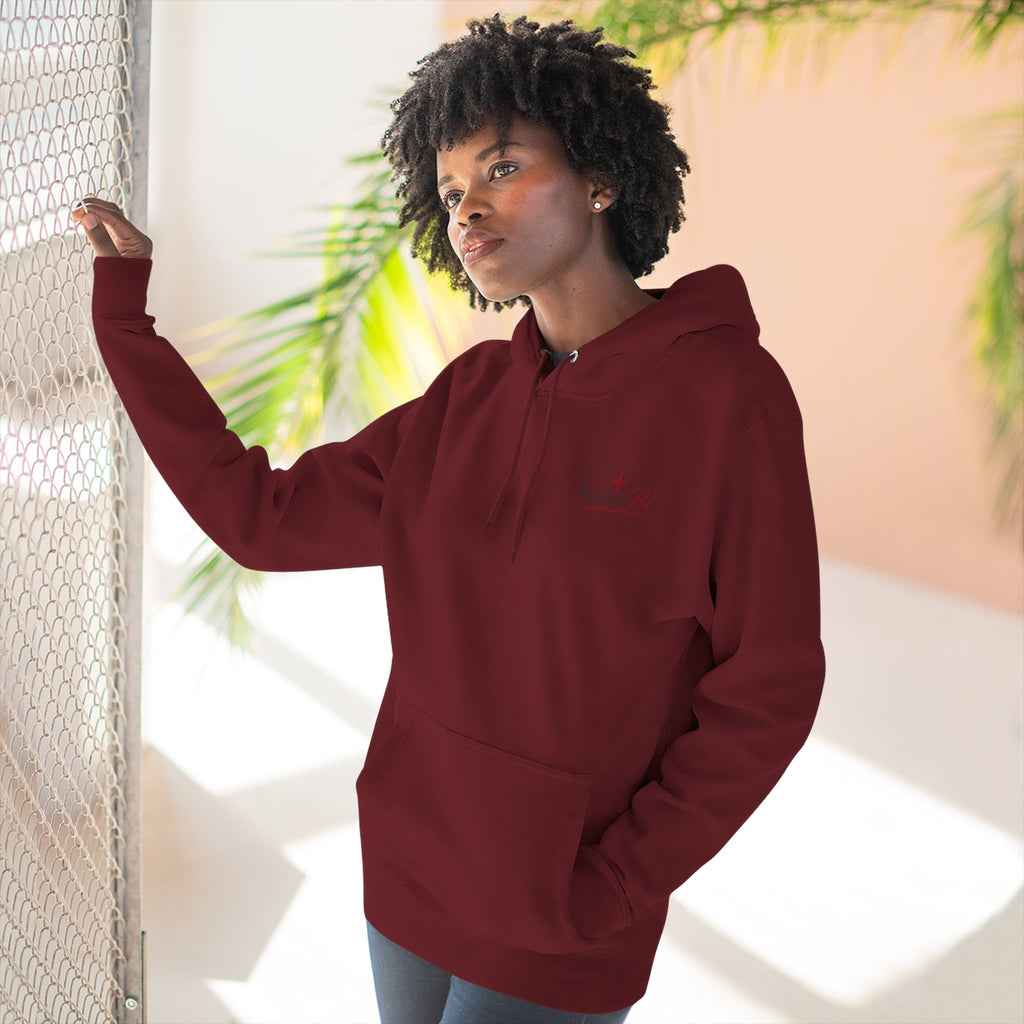 Faith Quote Hoodie — "I am the way, the truth, and the life" Fleece Pullover