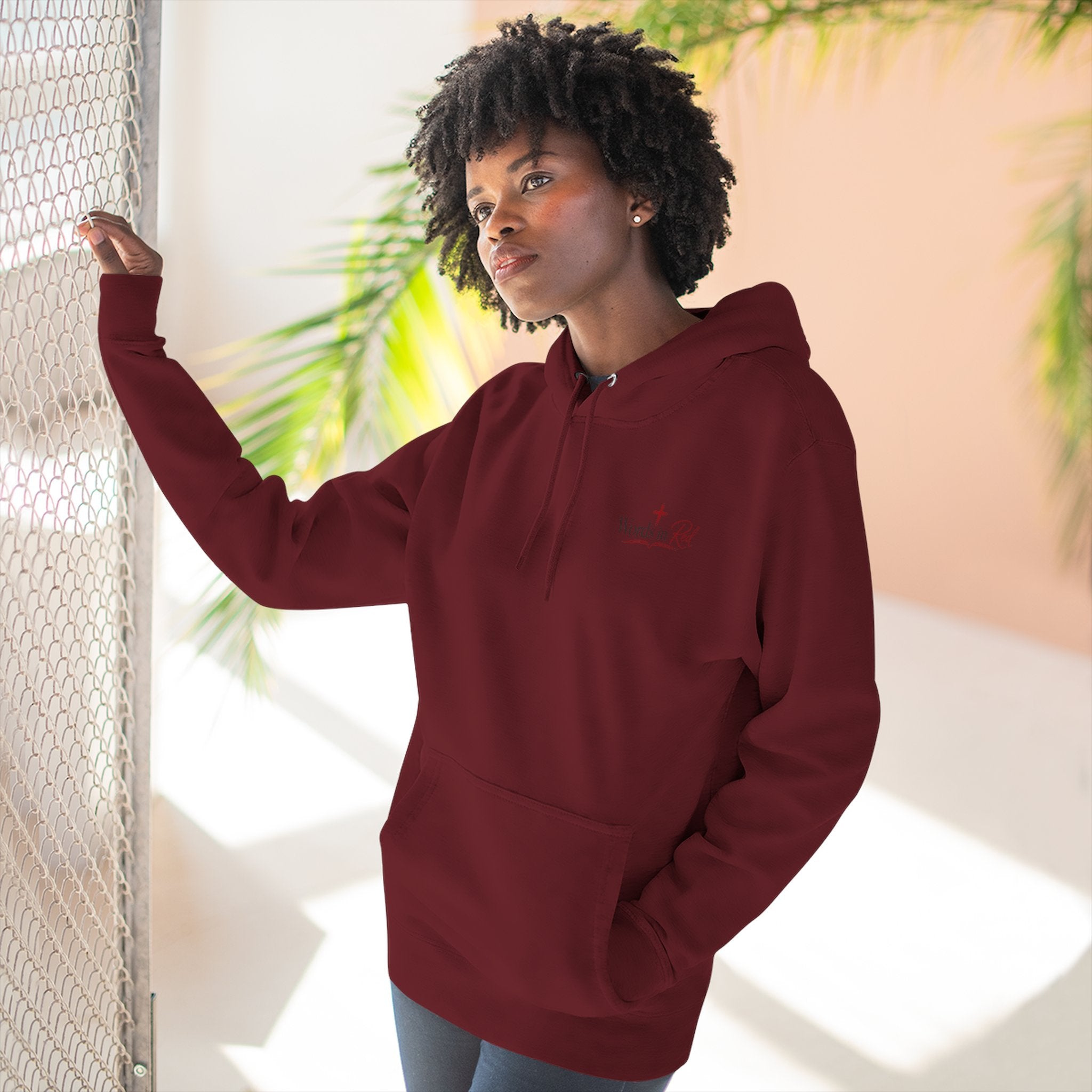 Faith Quote Hoodie — "I am the way, the truth, and the life" Fleece Pullover