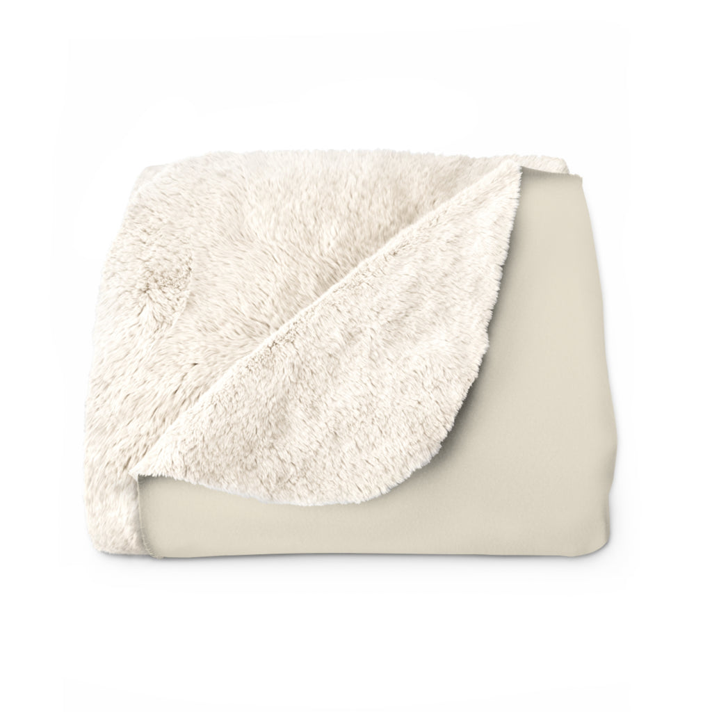 Sherpa Blanket - "I am with you always" Matthew 28:20 Christian Fleece Throw