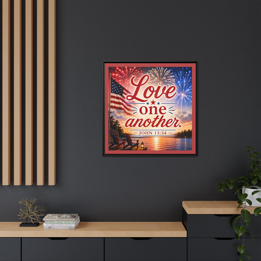 Matte Canvas, Framed (Multi-color)