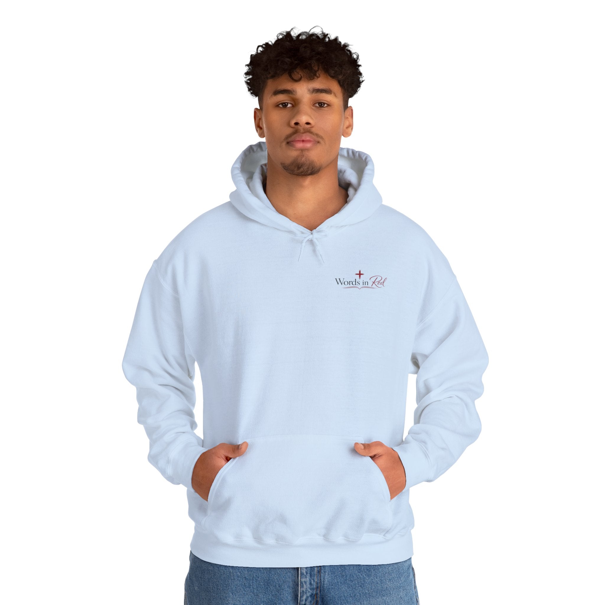 Words in Red Hoodie — Faith Script "I am the way the truth and the life" John 14:6