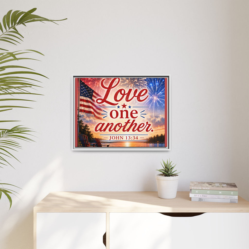 Matte Canvas, Framed (Multi-color)