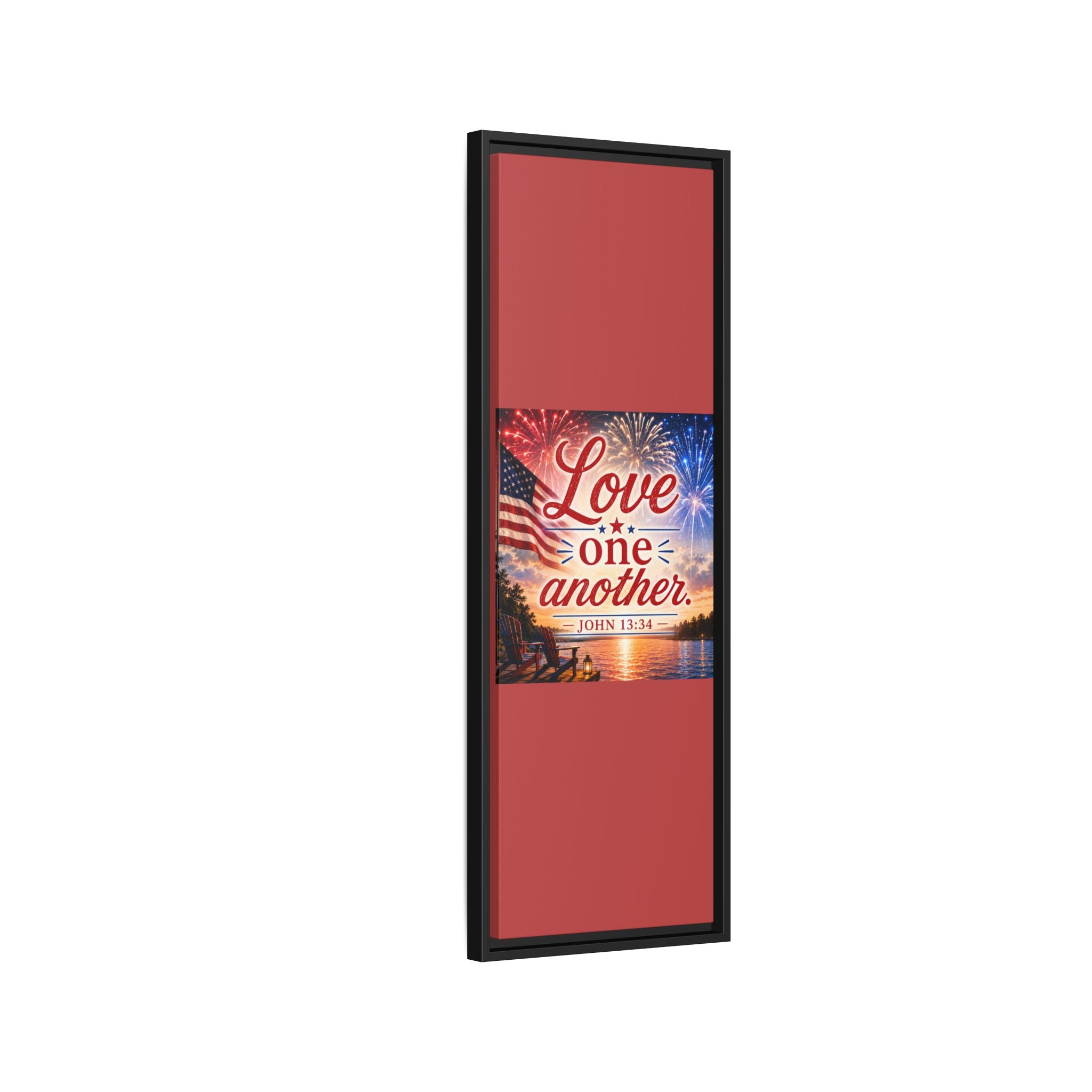 Matte Canvas, Framed (Multi-color)