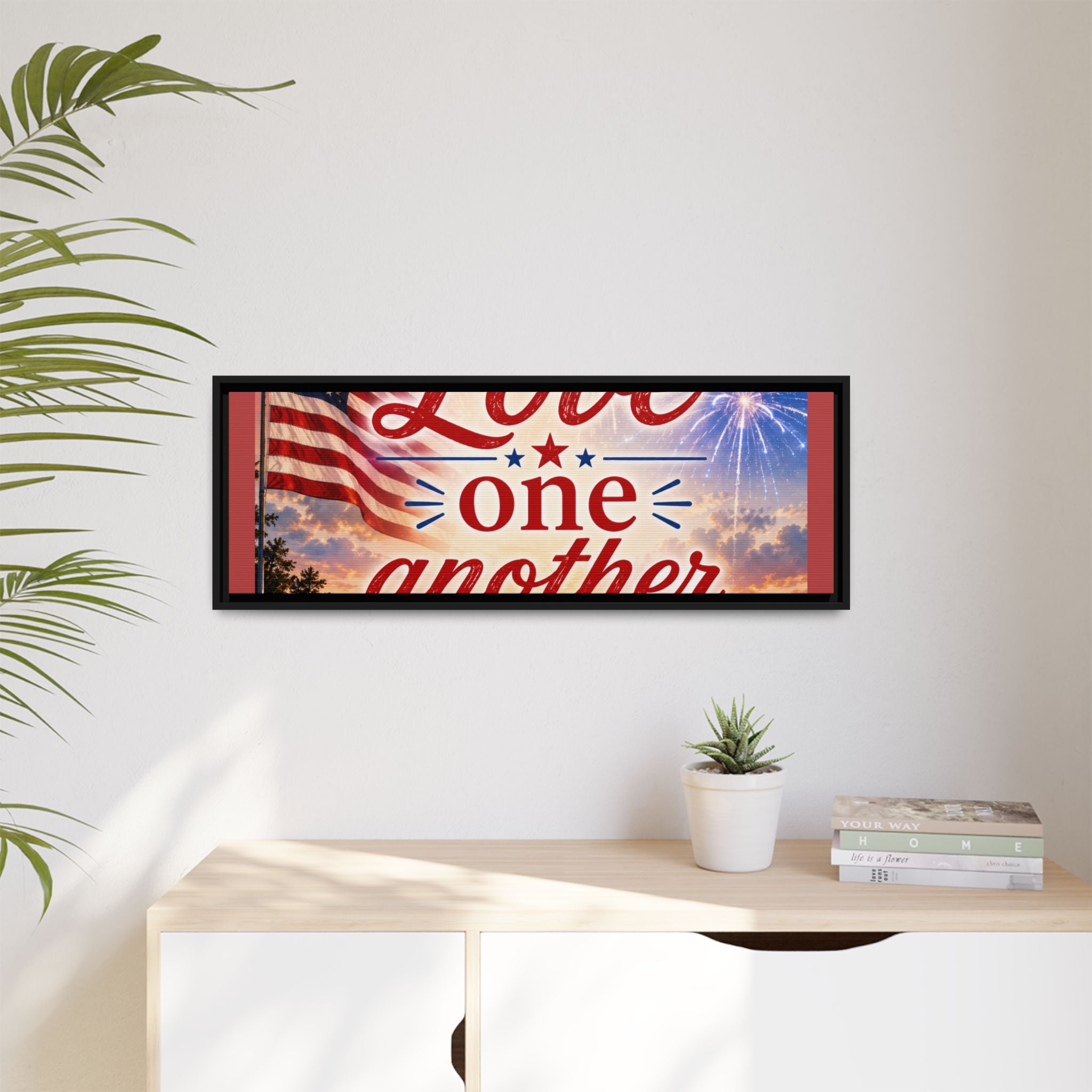 Matte Canvas, Framed (Multi-color)