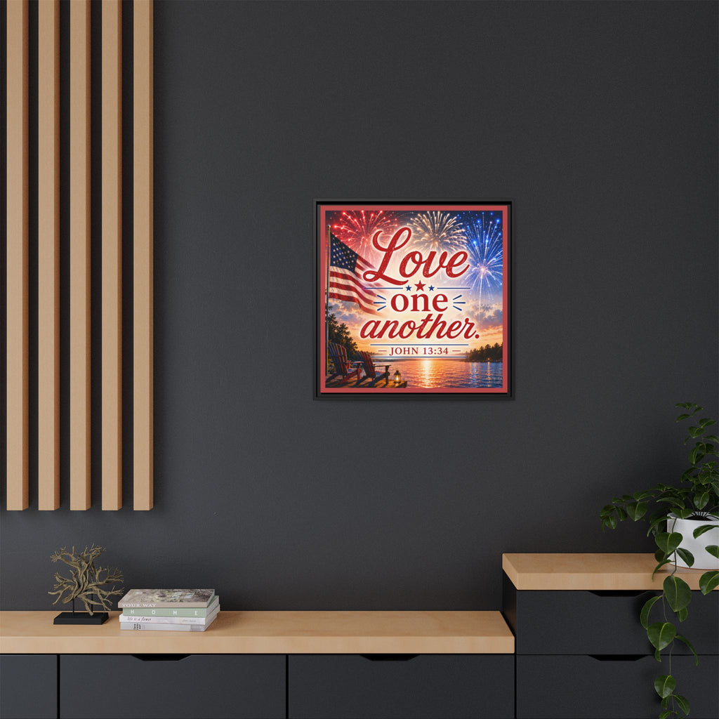 Matte Canvas, Framed (Multi-color)