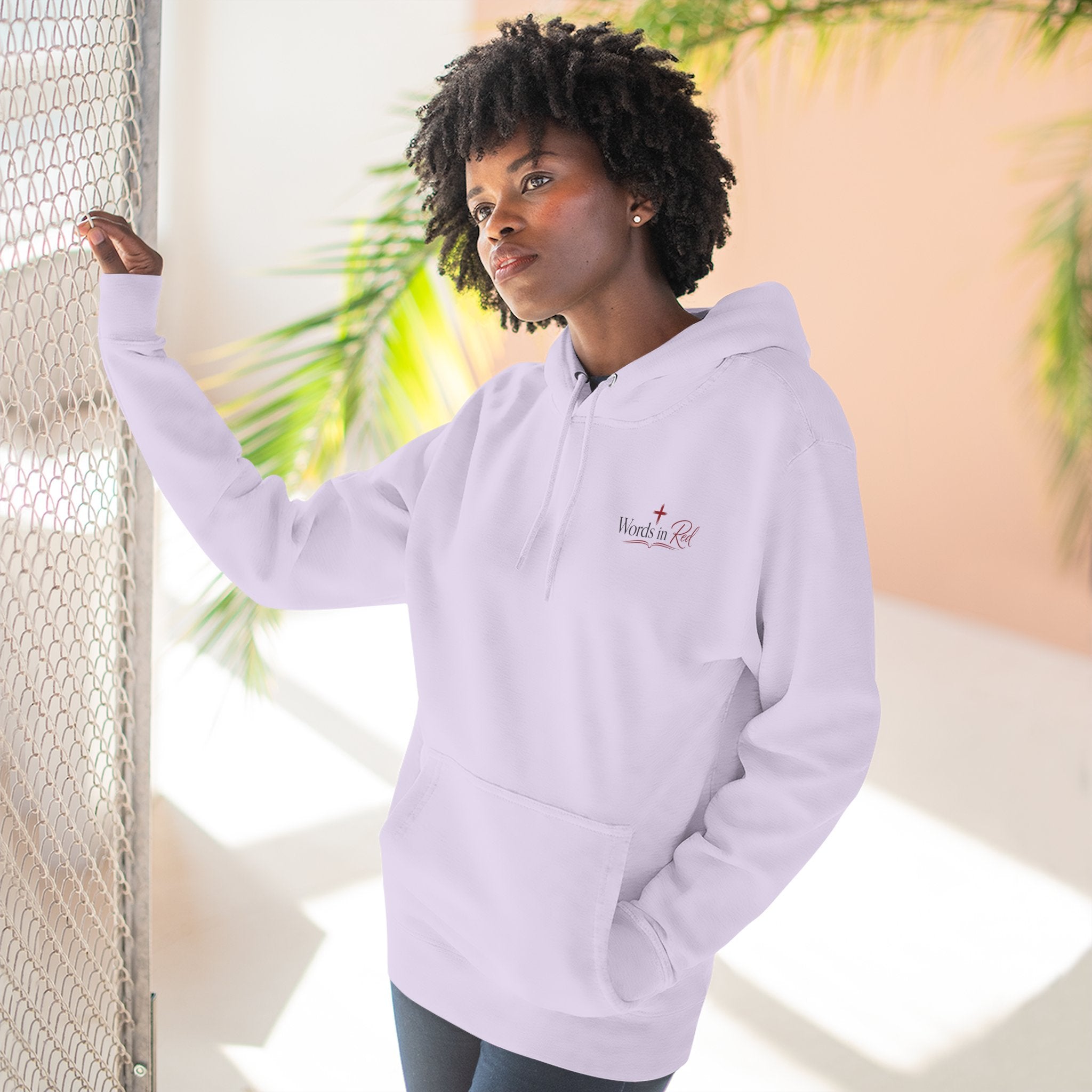Faith Quote Hoodie — "I am the way, the truth, and the life" Fleece Pullover