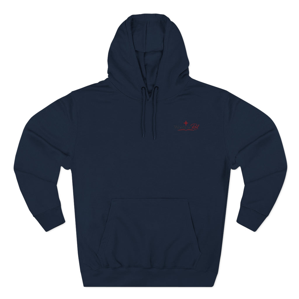 Faith Quote Hoodie — "I am the way, the truth, and the life" Fleece Pullover