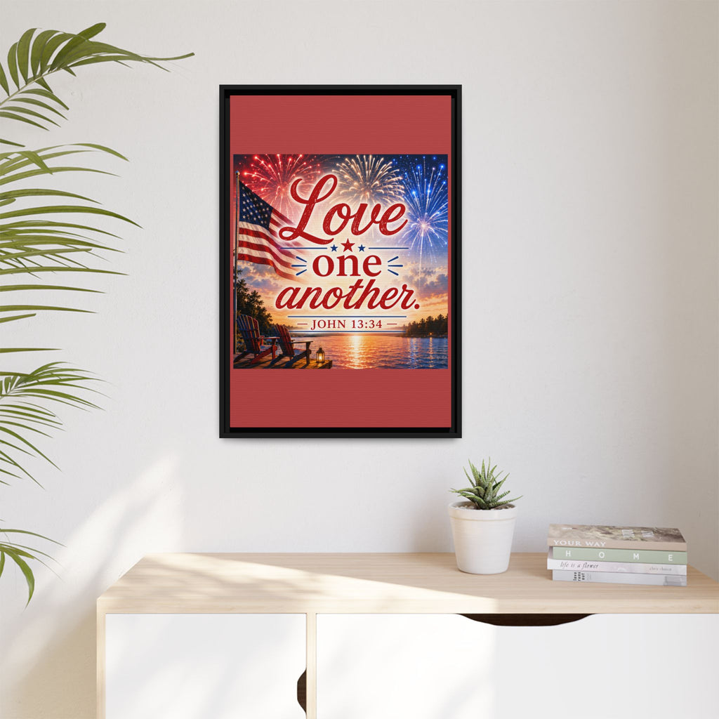 Matte Canvas, Framed (Multi-color)