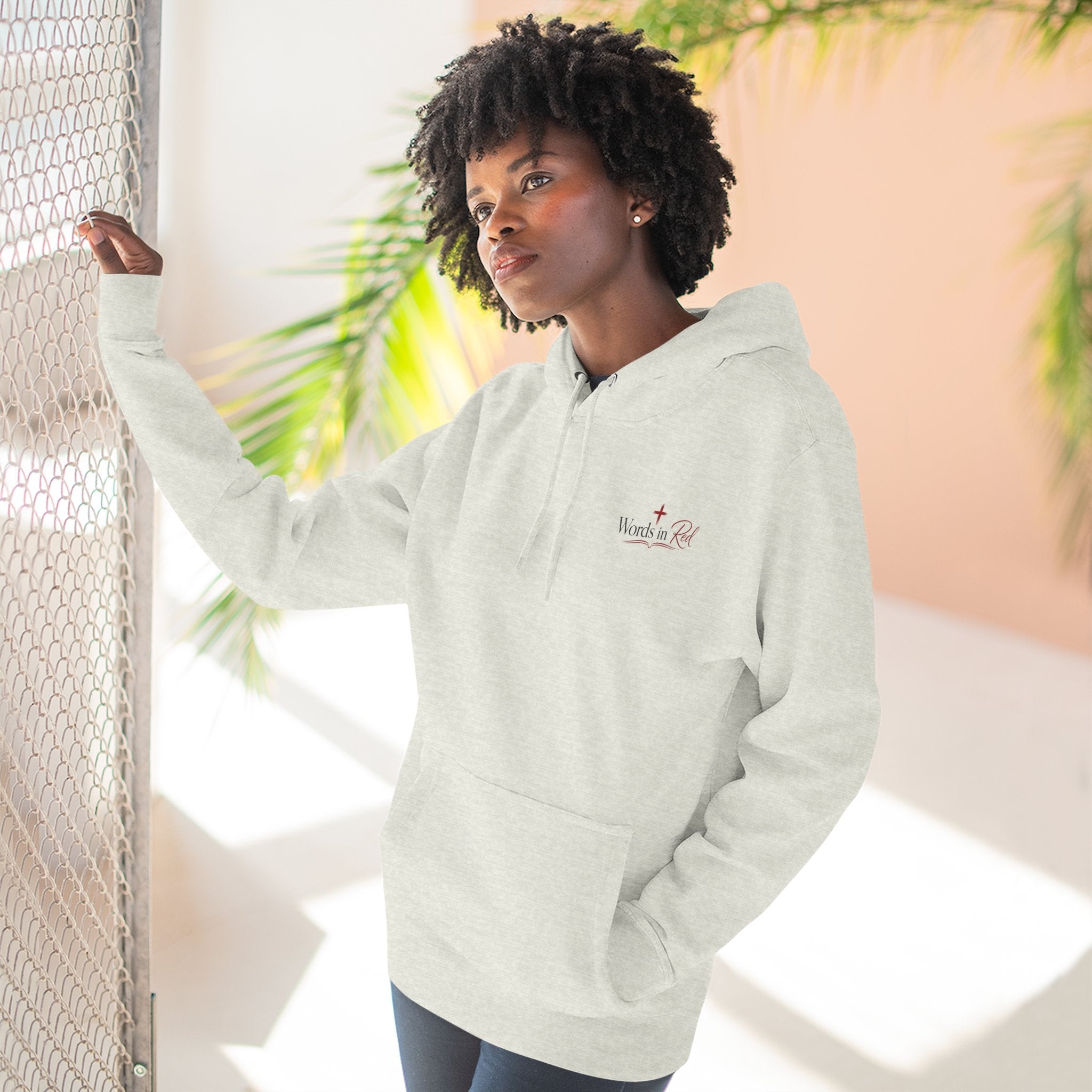 Faith Quote Hoodie — "I am the way, the truth, and the life" Fleece Pullover