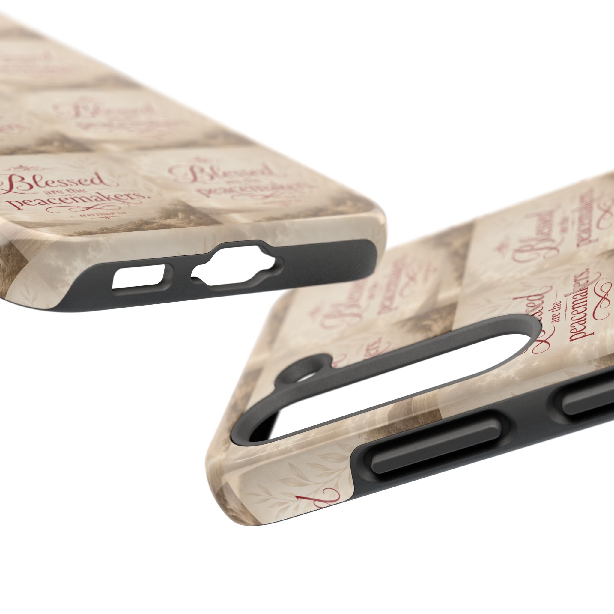 Blessed Are the Peacemakers Phone Case — Christian Inspirational Tough Phone Case