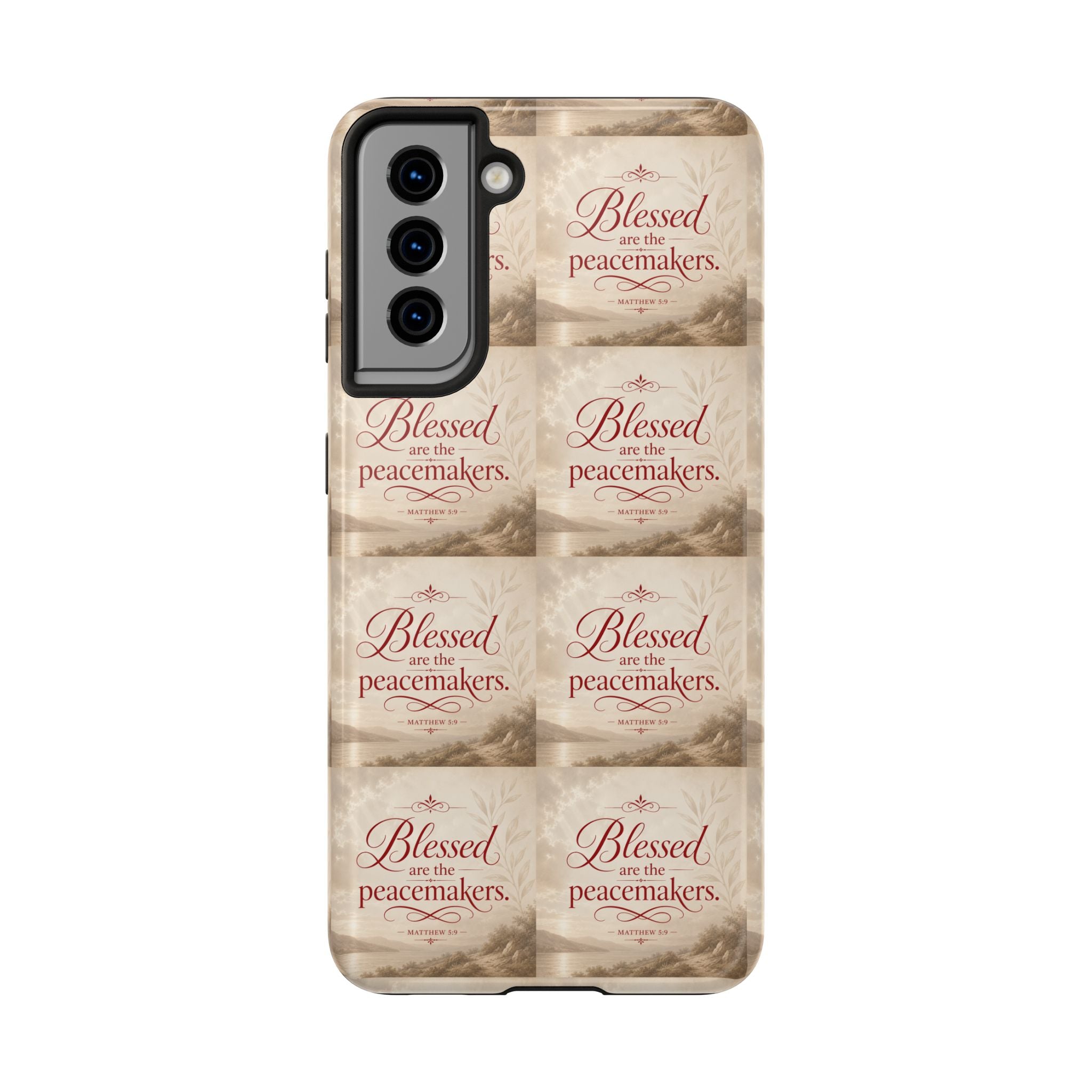 Blessed Are the Peacemakers Phone Case — Christian Inspirational Tough Phone Case