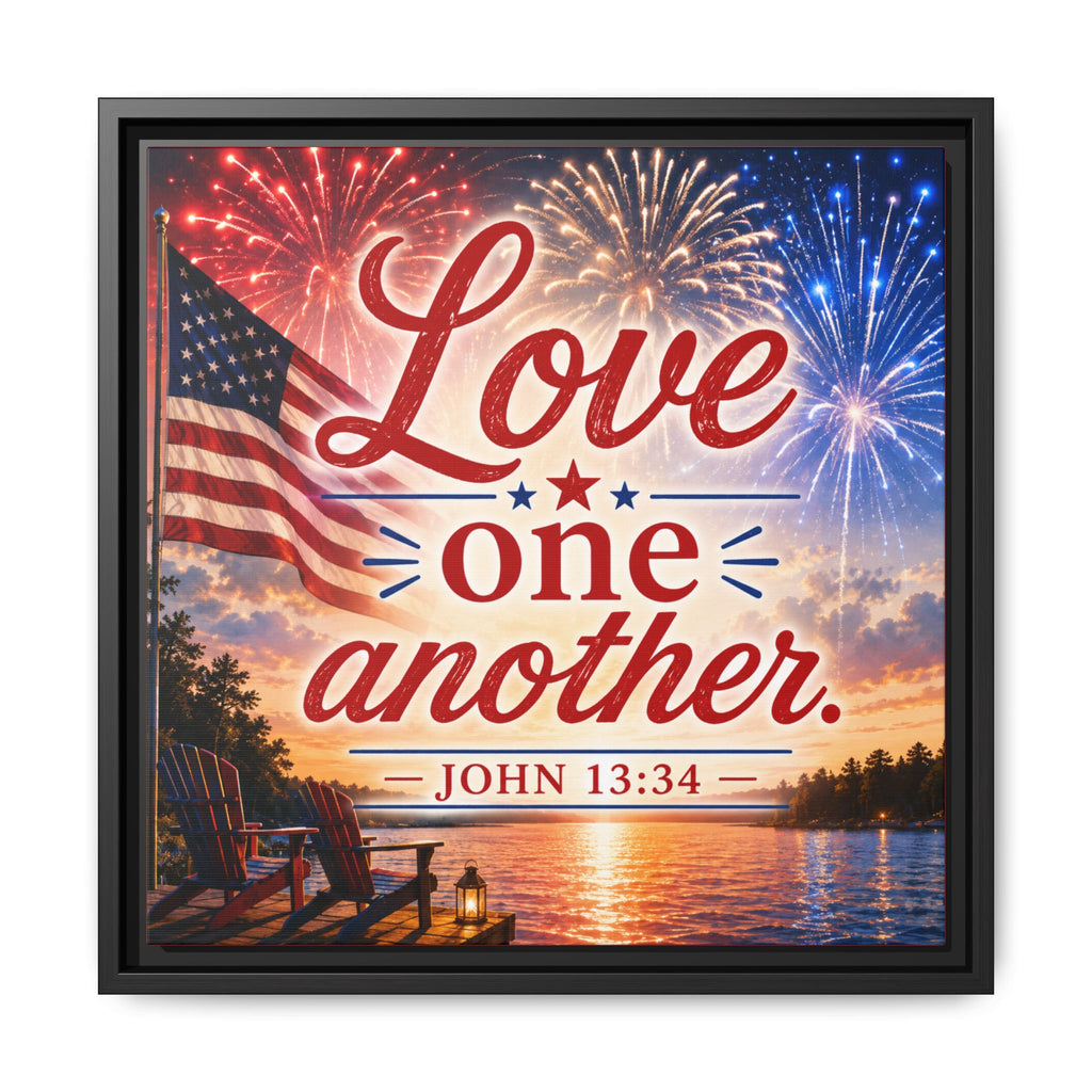 Matte Canvas, Framed (Multi-color)