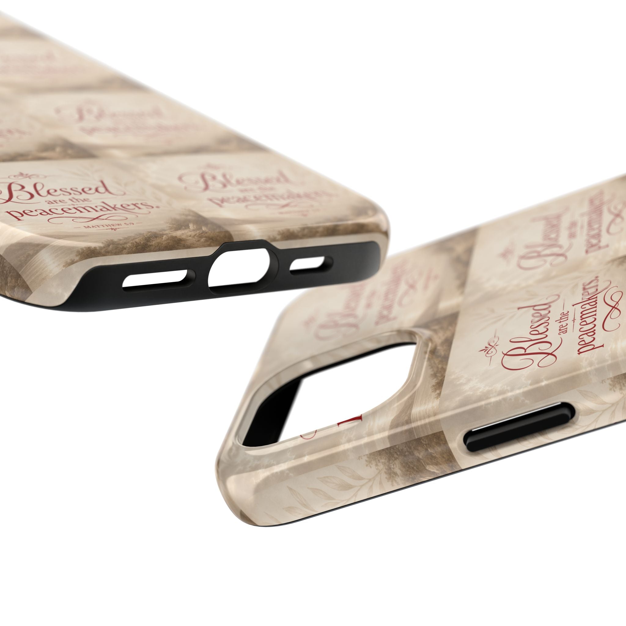 Blessed Are the Peacemakers Phone Case — Christian Inspirational Tough Phone Case