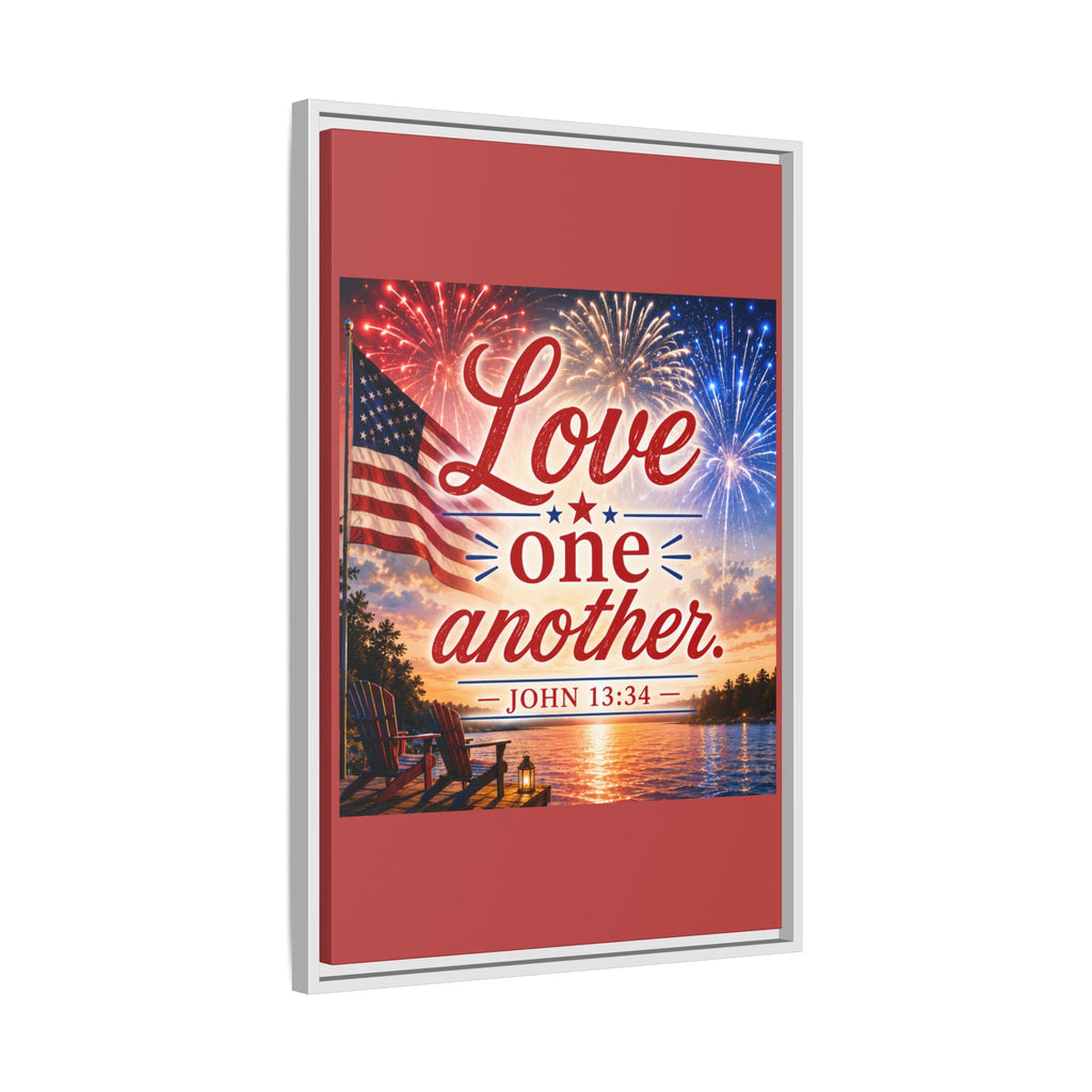 Matte Canvas, Framed (Multi-color)