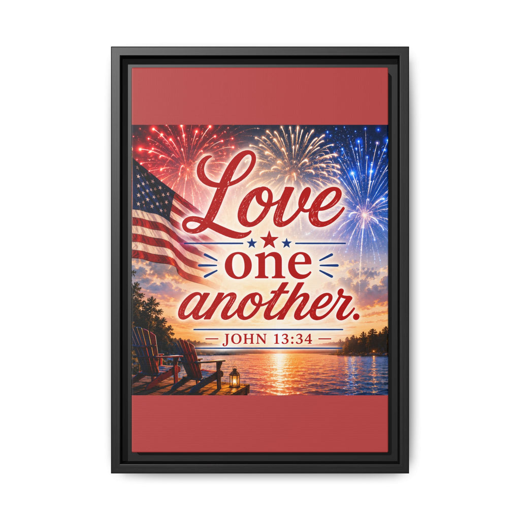 Matte Canvas, Framed (Multi-color)