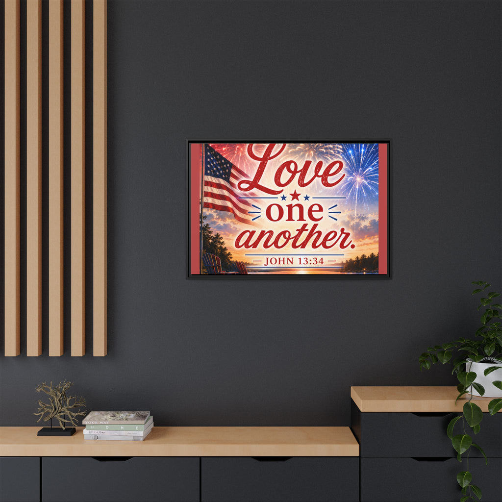 Matte Canvas, Framed (Multi-color)