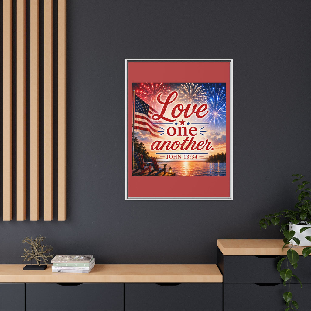Matte Canvas, Framed (Multi-color)