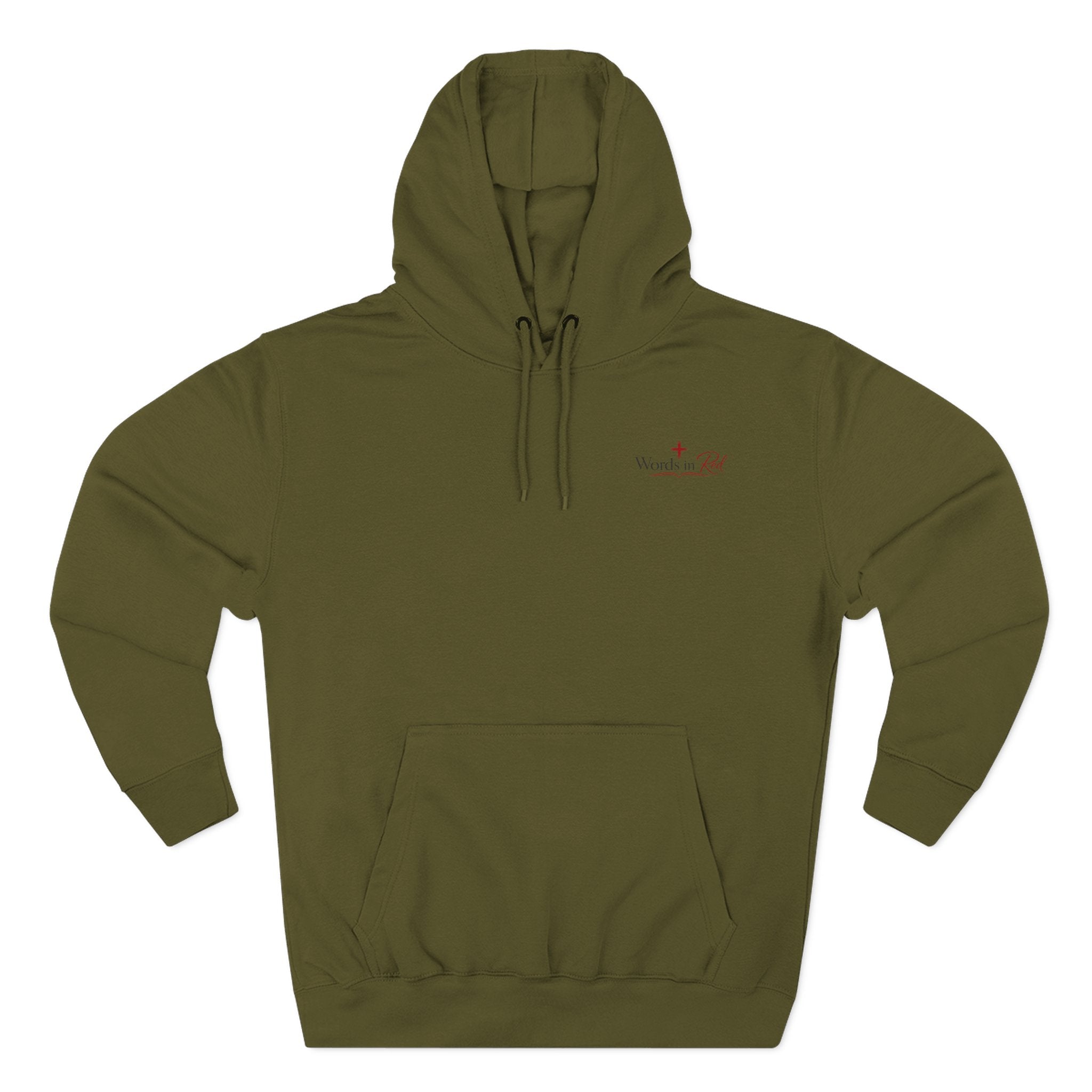 Faith Quote Hoodie — "I am the way, the truth, and the life" Fleece Pullover