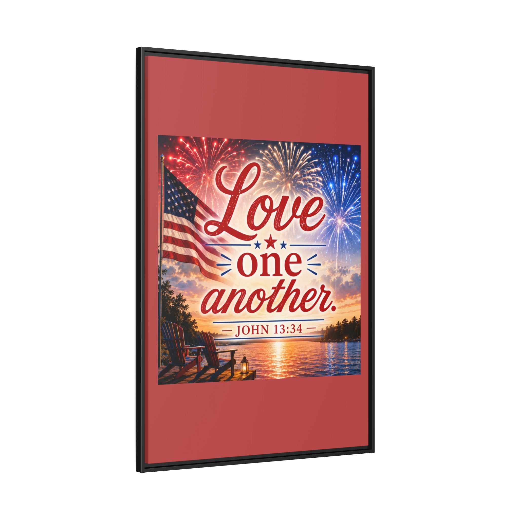 Matte Canvas, Framed (Multi-color)