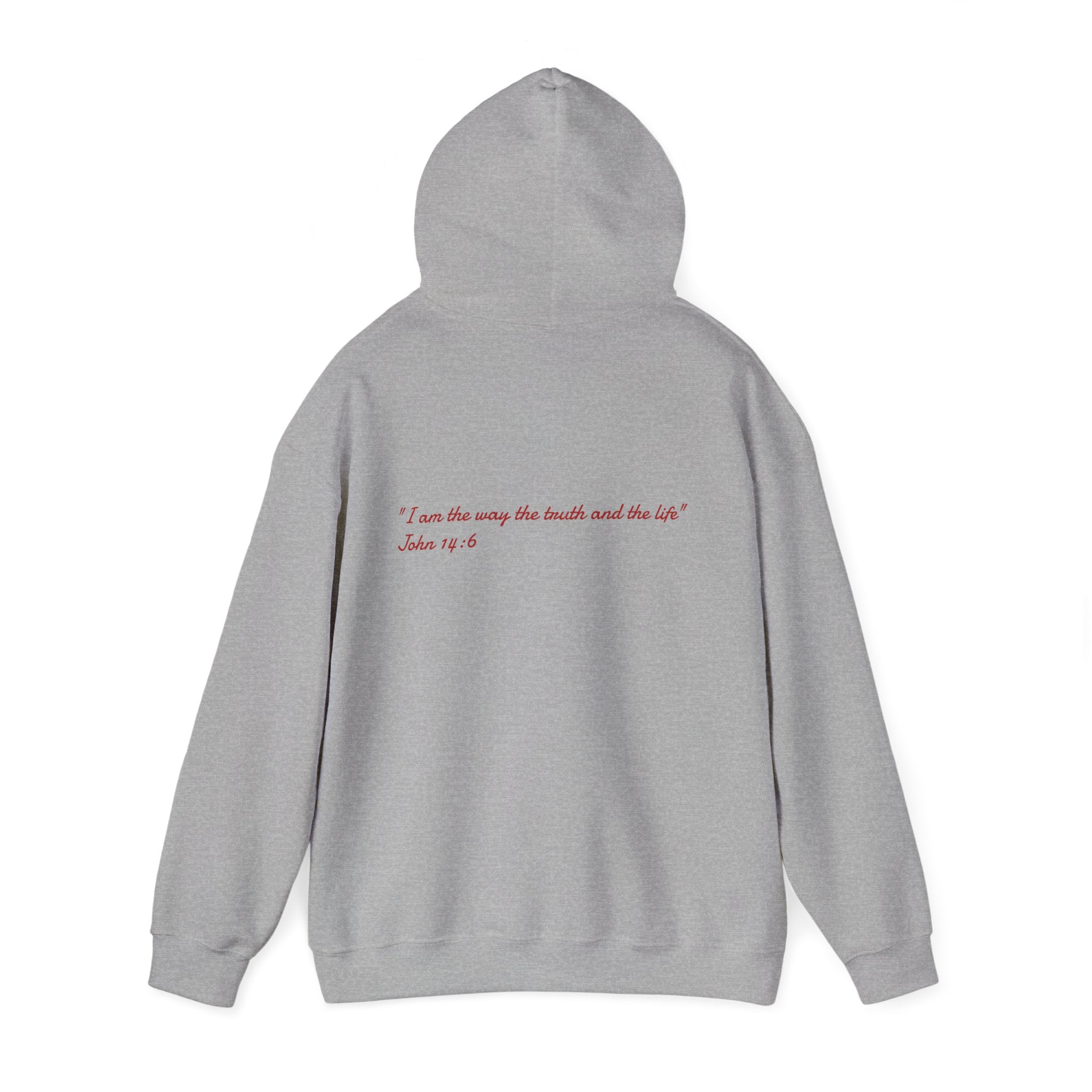 Words in Red Hoodie — Faith Script "I am the way the truth and the life" John 14:6