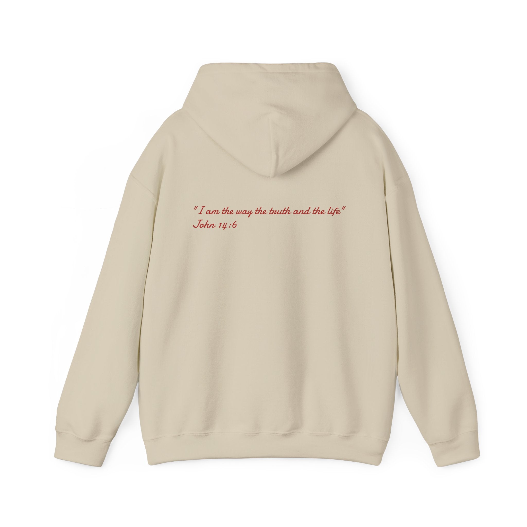 Words in Red Hoodie — Faith Script "I am the way the truth and the life" John 14:6