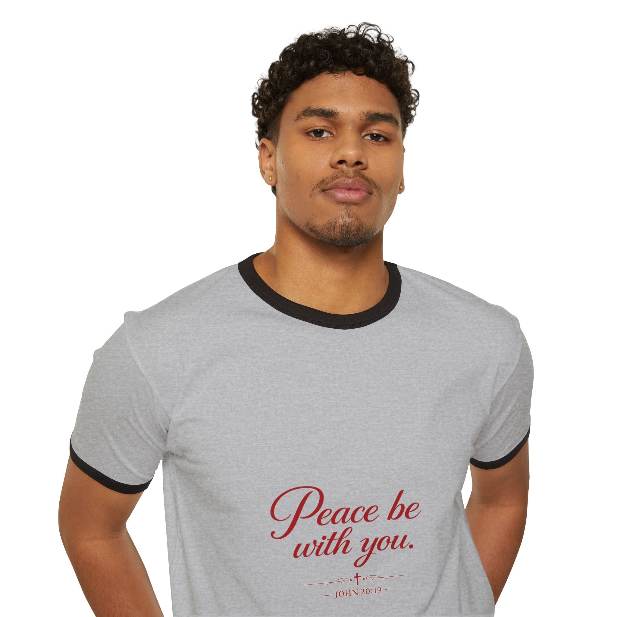 Peace Be With You Ringer T-Shirt