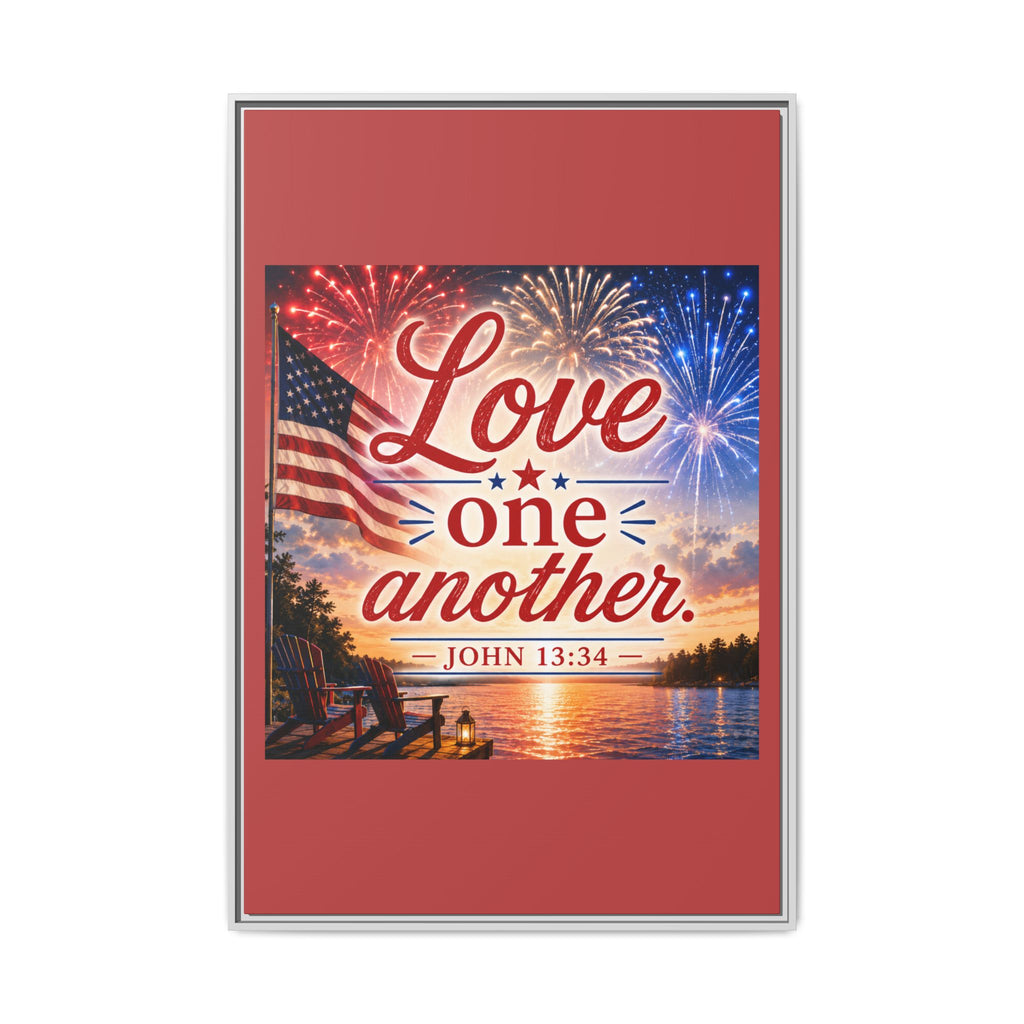 Matte Canvas, Framed (Multi-color)