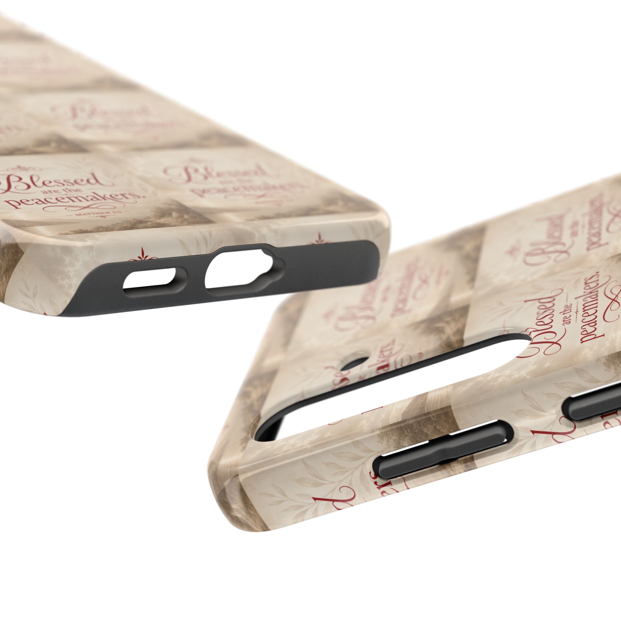 Blessed Are the Peacemakers Phone Case — Christian Inspirational Tough Phone Case