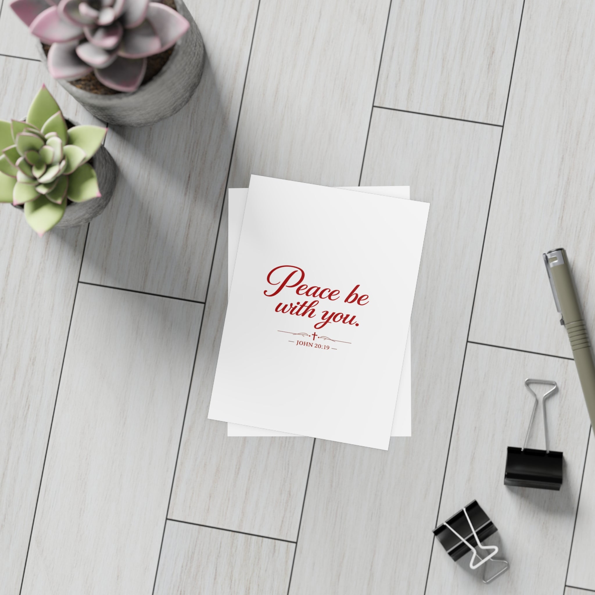 'Peace be with you' Postcard Bundles (envelopes included)