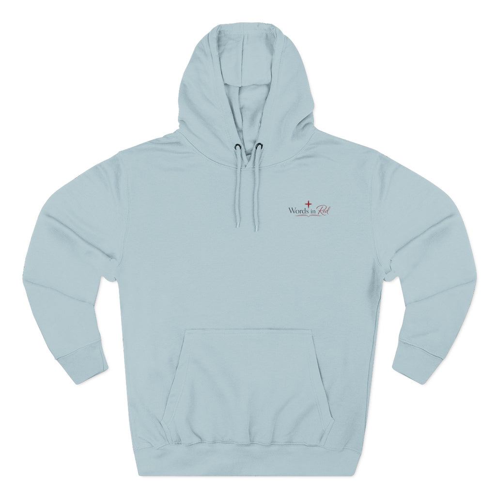 Faith Quote Hoodie — "I am the way, the truth, and the life" Fleece Pullover
