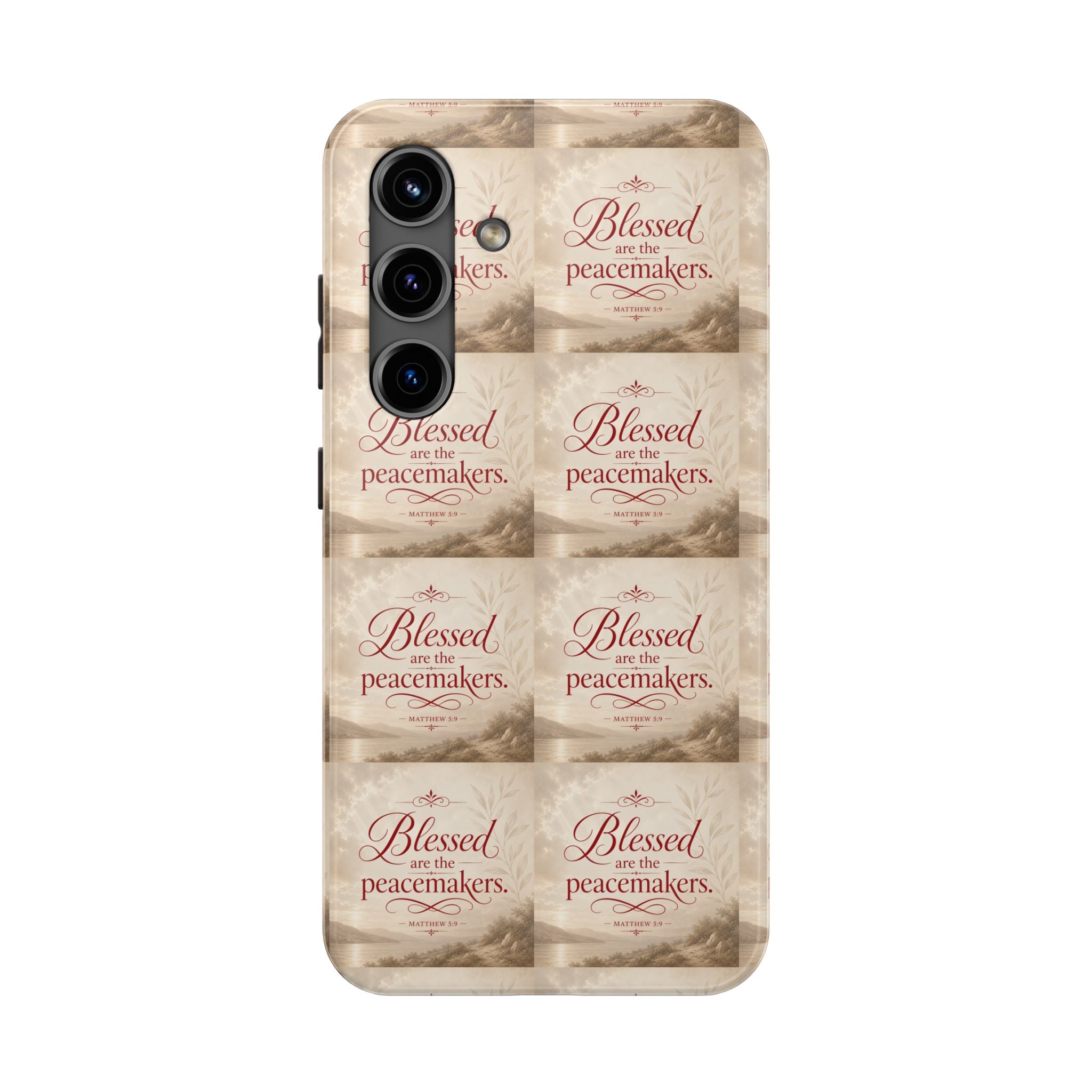 Blessed Are the Peacemakers Phone Case — Christian Inspirational Tough Phone Case