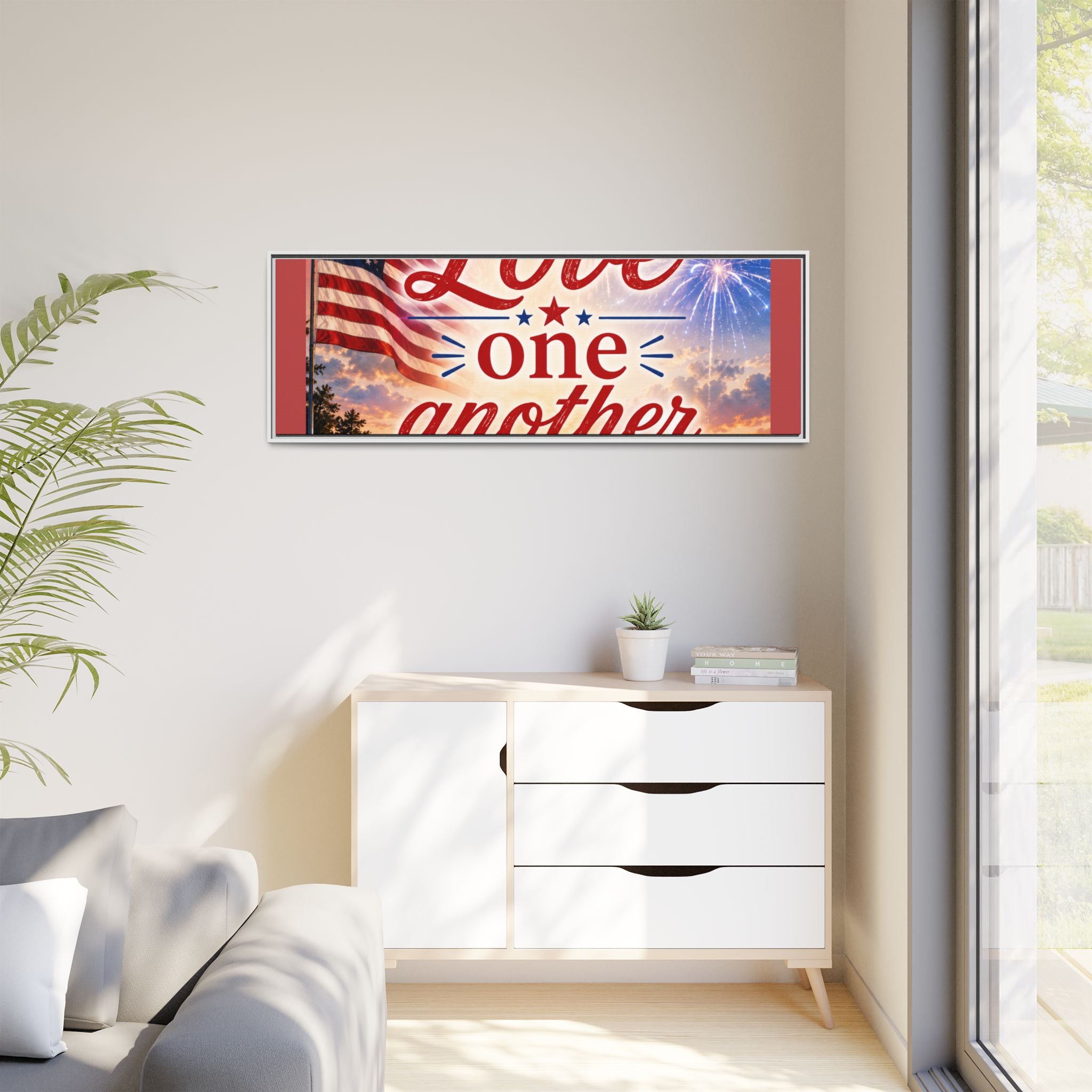 Matte Canvas, Framed (Multi-color)