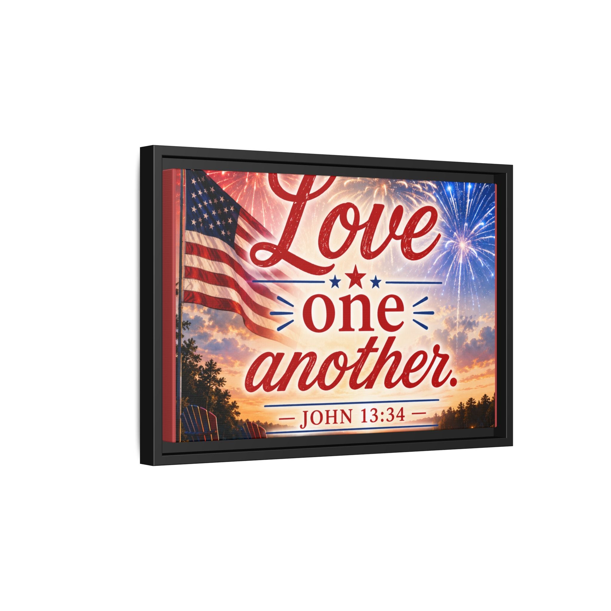 Matte Canvas, Framed (Multi-color)