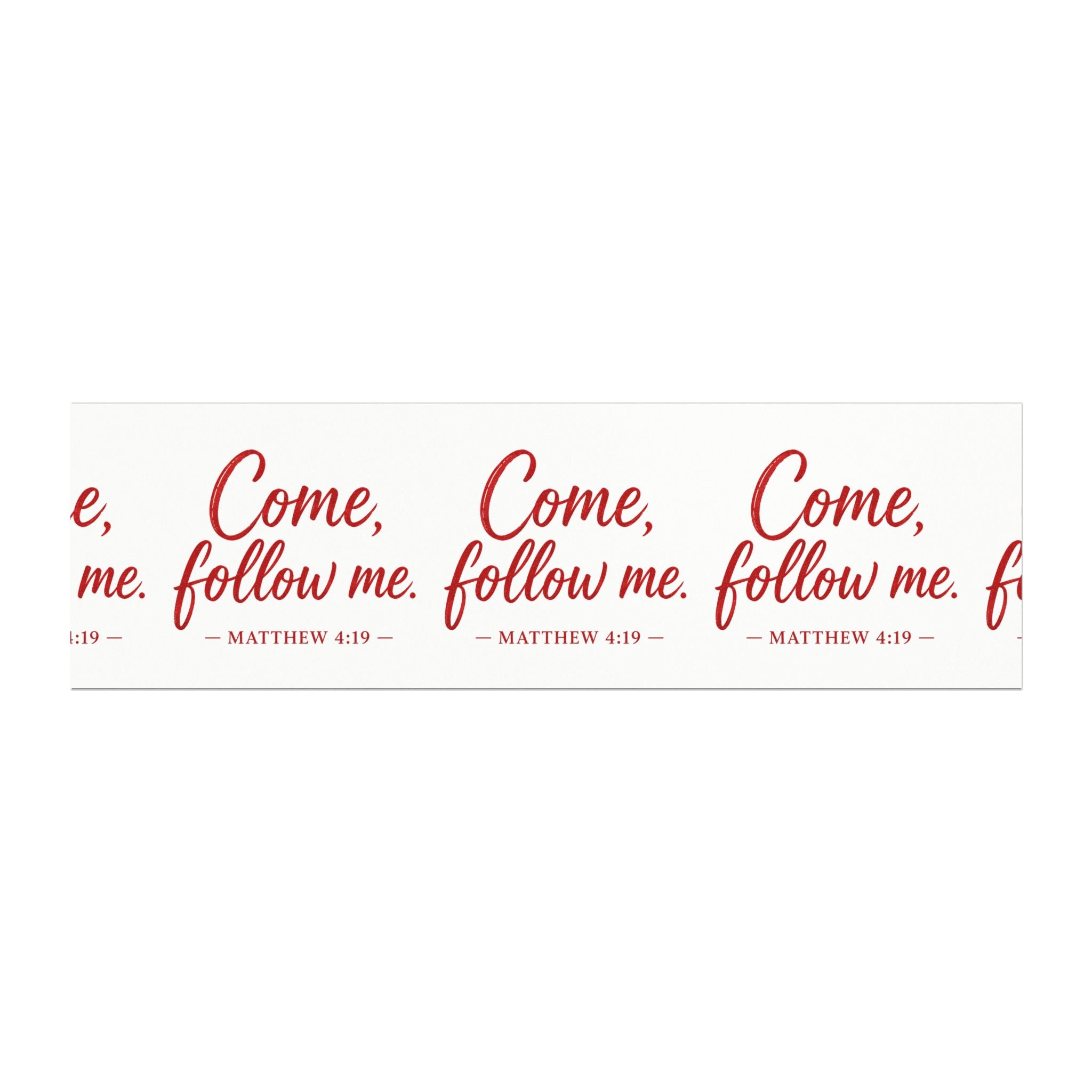 Come, Follow Me Car Magnet — Matthew 4:19 Inspirational Religious Magnet